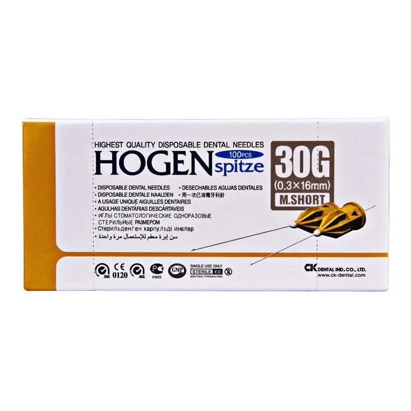 Aiguilles Hogen 0.3 × 16 mm – Boîte de 100